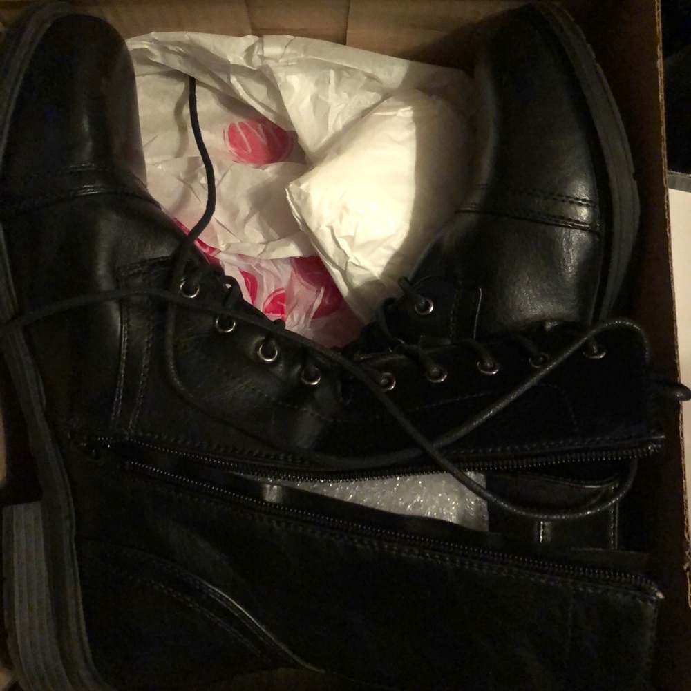 Black Combat Boots